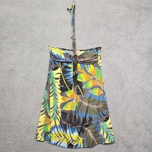 Napua Collection Honolulu Floral Womens‎ Cover Up Dress Beaded Size M/L 90'S